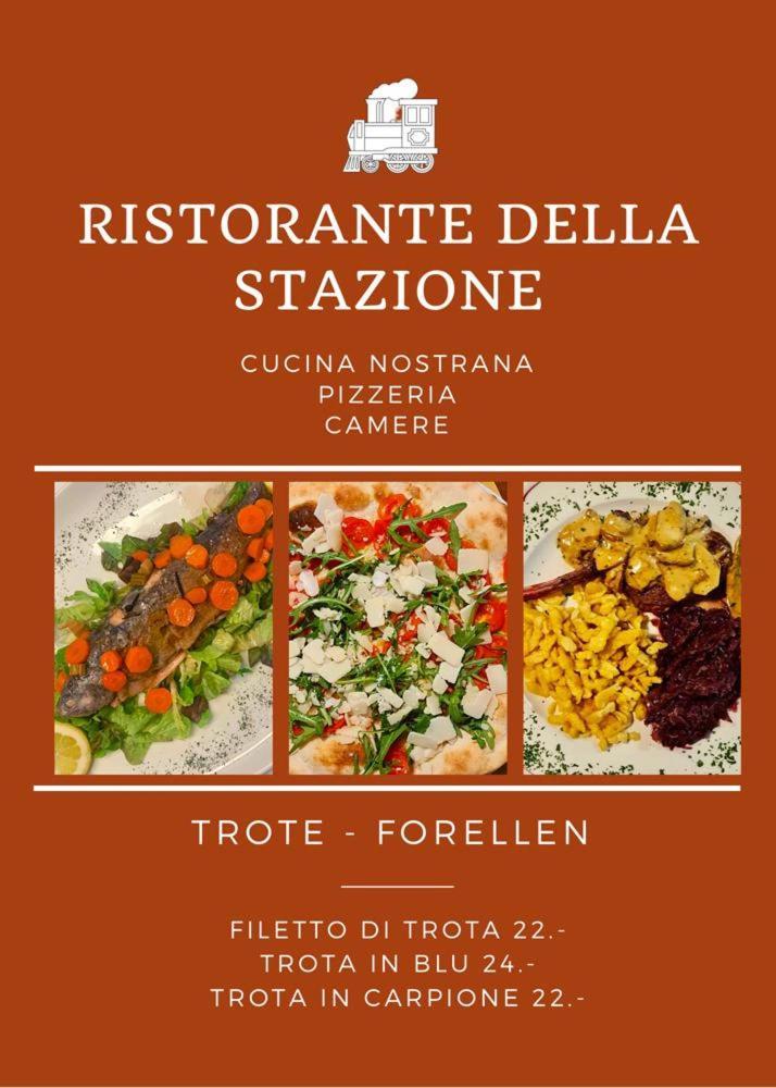 Ristorante Della Stazione Hotel Tegna Ngoại thất bức ảnh